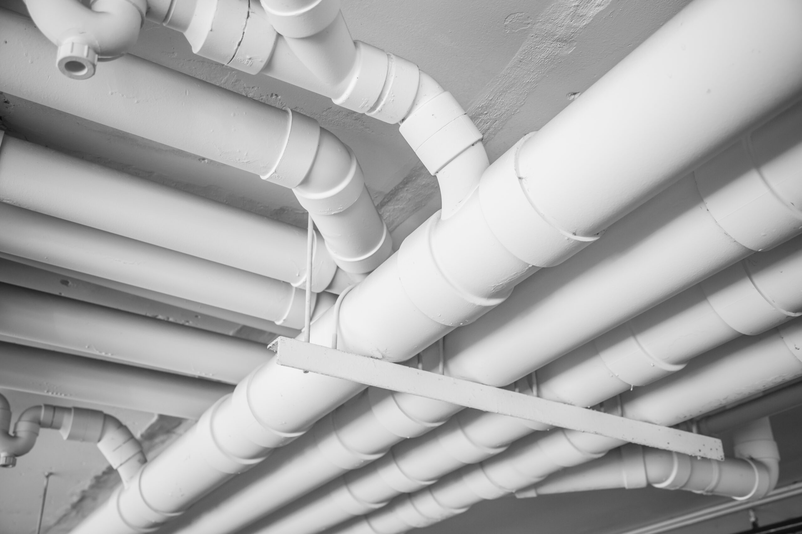 white manage water pipe, safety and clean watering system in con